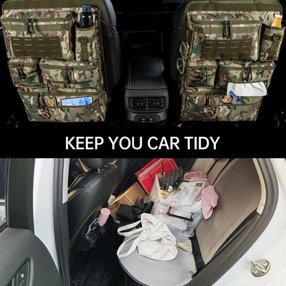 Tactical Car Seat Organizer – Keep Every Essential Ready 🚗