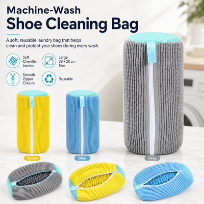 👟Machine-Wash Shoe Cleaning Bag