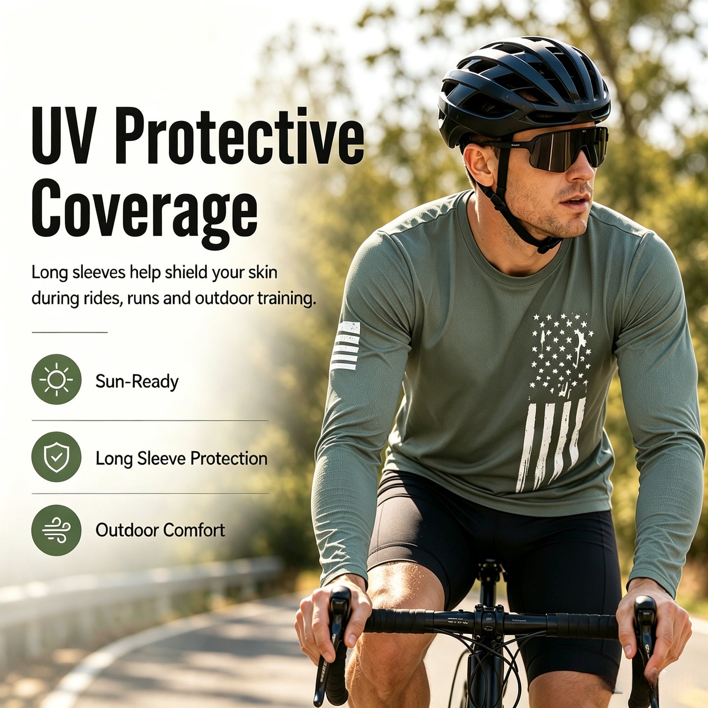 ⚡Stay Cool. Stay Protected.  UPF 50+ Performance Active Shirt