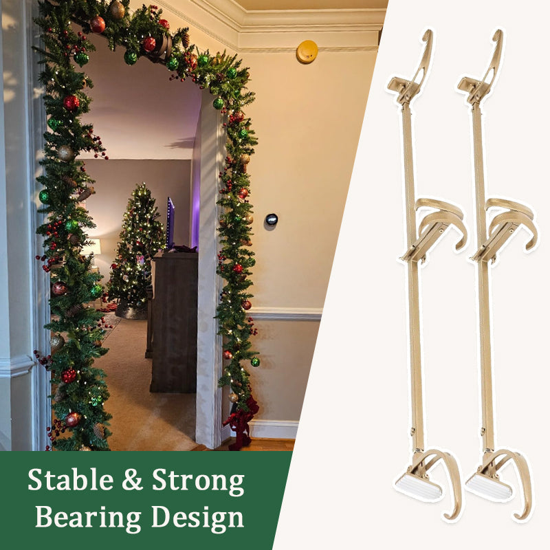 ✨ Adjustable Christmas Wreath Hanger Rod