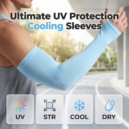 Unisex UV Protection Cooling Arm Sleeves Core Sun Protection Performance