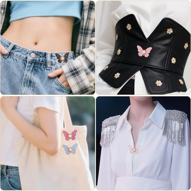 🔥8Pcs Butterfly-Designed Trouser Tightener for Jeans or Clothes