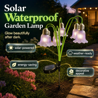 ⏰Solar Flower Lights Outdoor Garden Decorations
