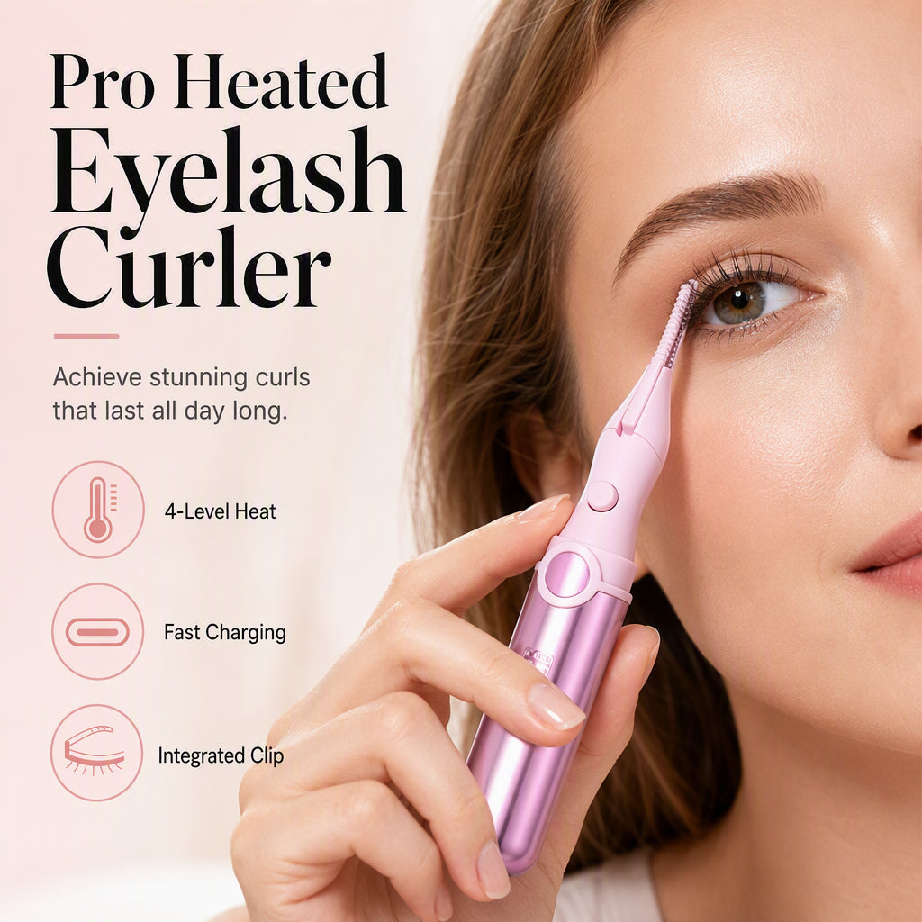 ✨Rechargeable Heated Eyelash Curler | Get Long-Lasting Perfect Lash Curls Anytime🔋