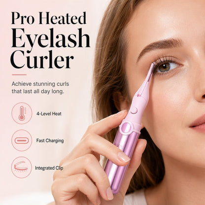 ✨Rechargeable Heated Eyelash Curler | Get Long-Lasting Perfect Lash Curls Anytime🔋
