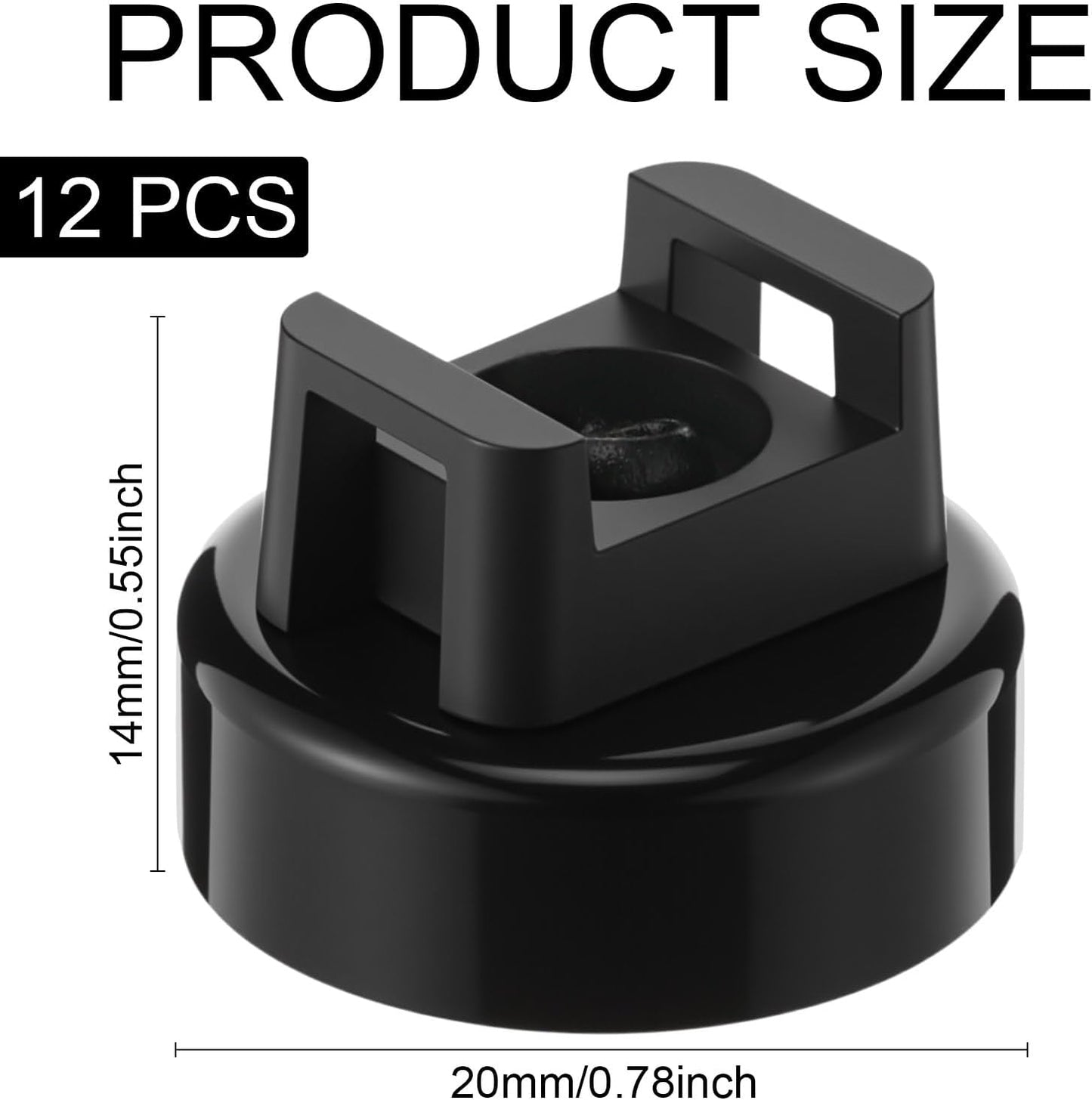 🔥🧲 12 Pack Heavy Duty Magnetic Zip Tie Mounts for Cable Management
