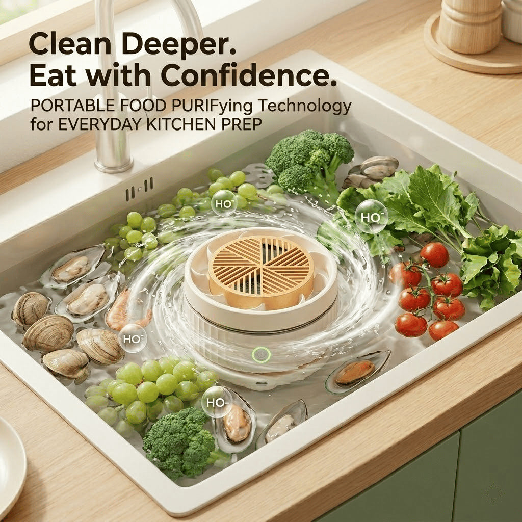 🥗 Multi-Function Food Purifier  🥬 Enjoy Cleaner Food. Eat with Greater Confidence.