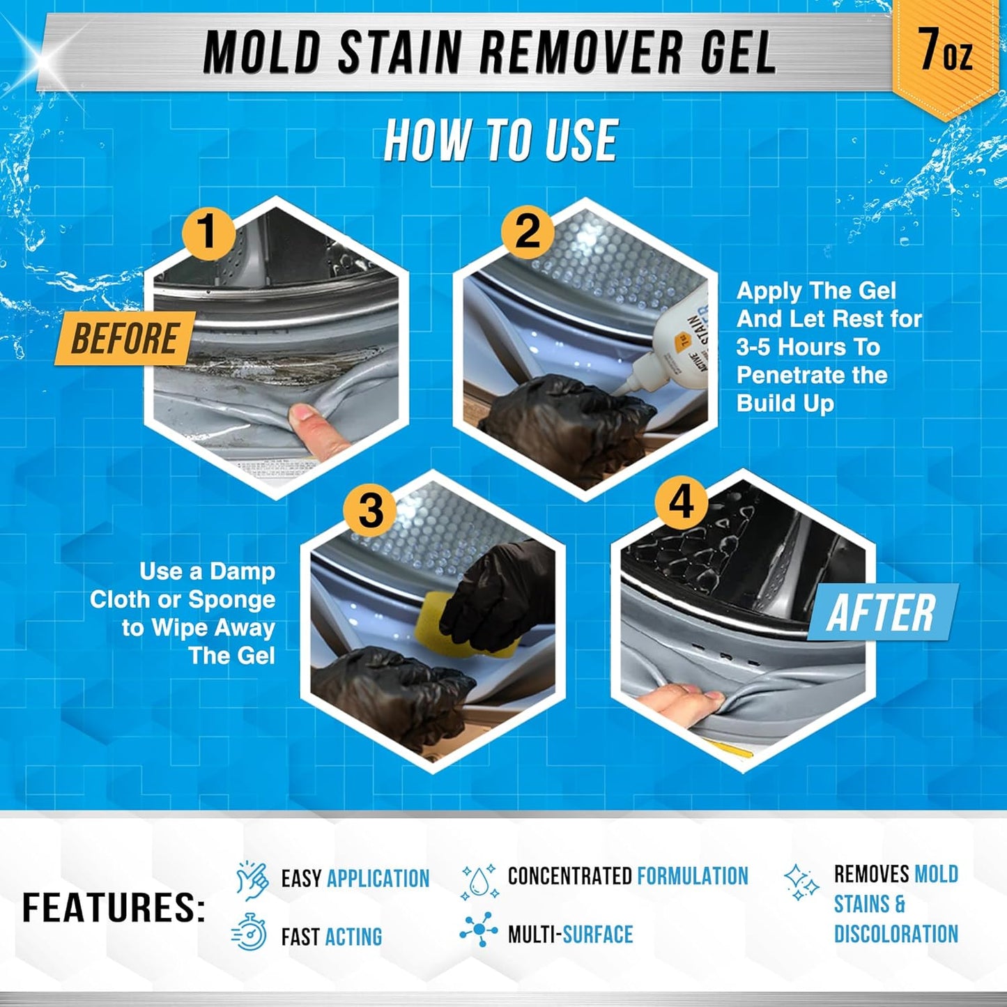 Miracle Mold Remover Gel - Say Goodbye to Stubborn Mold!