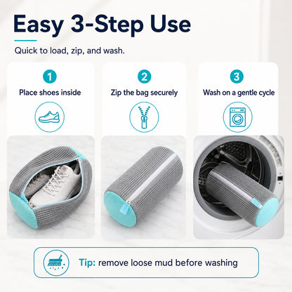 👟Machine-Wash Shoe Cleaning Bag