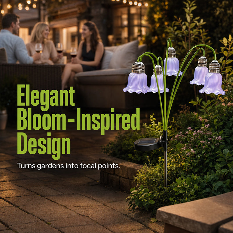 ⏰Solar Flower Lights Outdoor Garden Decorations