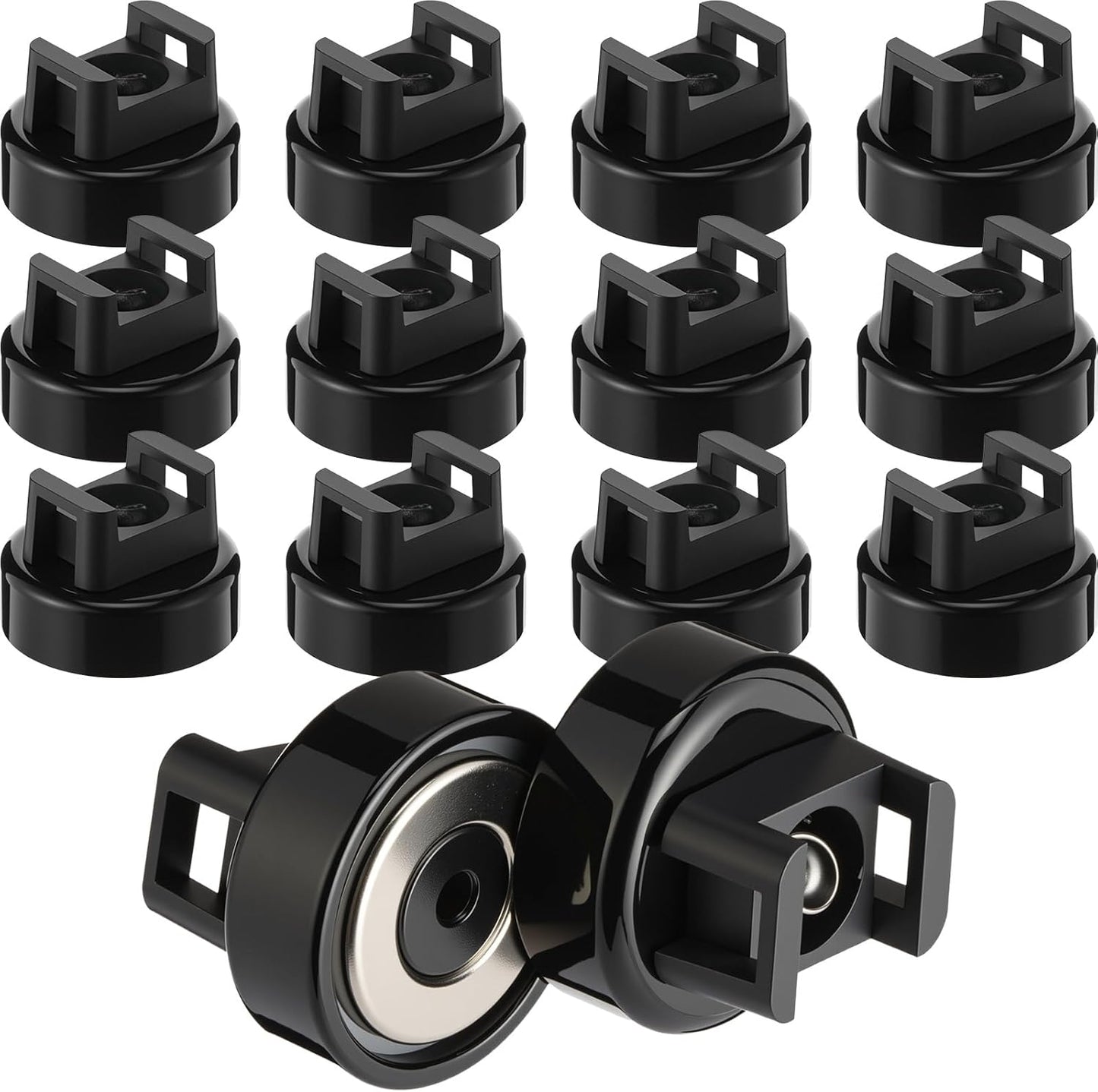 🔥🧲 12 Pack Heavy Duty Magnetic Zip Tie Mounts for Cable Management