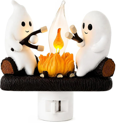 👻✨ Adorable Ghost Outlet Night Light — Light Up Your Spooky Season with Cuteness! 🎃
