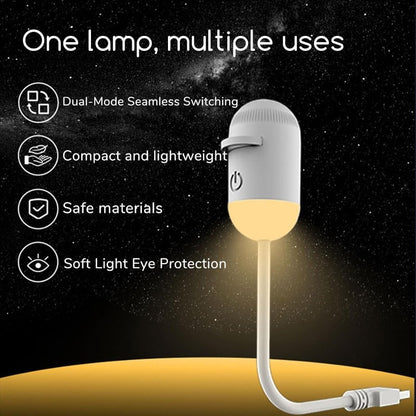 🪐2-in-1 Mini Galaxy Star Projector Night Light
