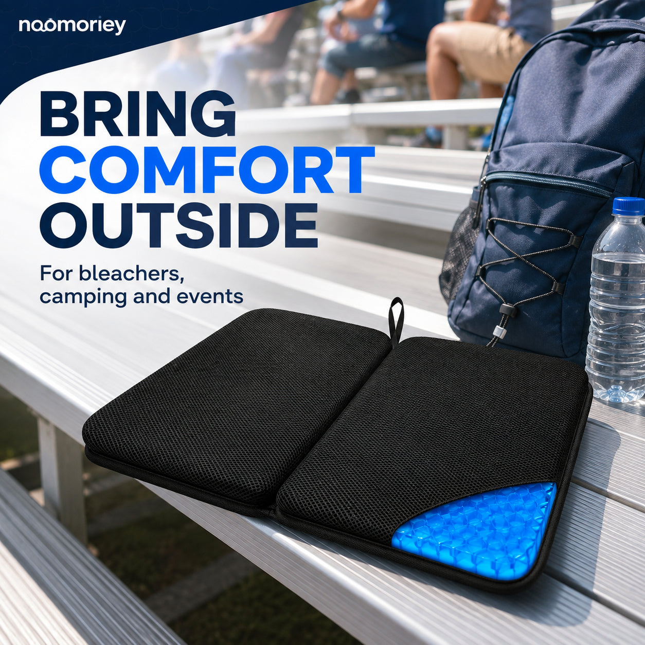 🔥 Foldable Travel Seat Cushion – Portable Cooling Gel Pad for Office, Camping & Sports 💺✨