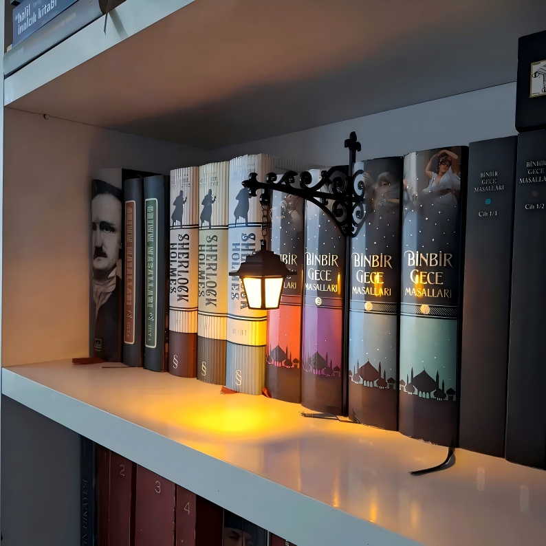 Library Lanterns - Decorative Bookshelf Lighting