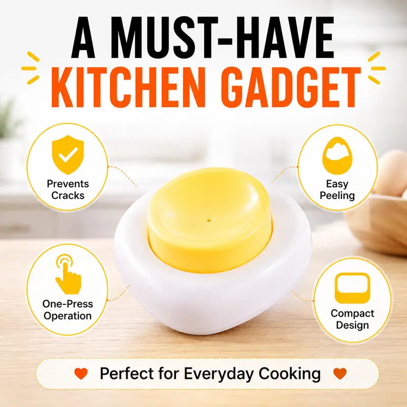 Egg Piercer – One-Press Stainless Steel Egg Pricker for Perfect Hard-Boiled Eggs