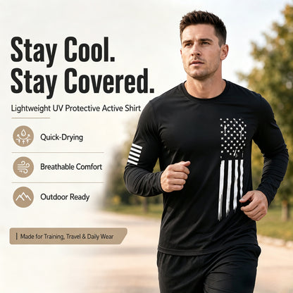 ⚡Stay Cool. Stay Protected.  UPF 50+ Performance Active Shirt