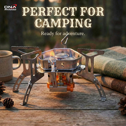 🔥Camping Gas Burner – 5800W, Piezo Ignition, Windproof