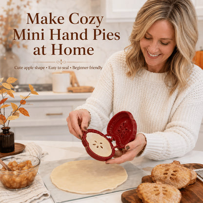 🥧 Beginner-Friendly Mini Hand Pie Press Mold – 6 Fun Shapes for Easy Homemade Pastries 🍎