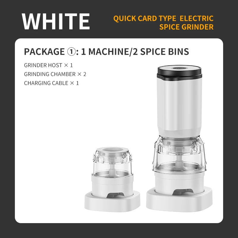 Quick Card Type Electric Spice Grinder
