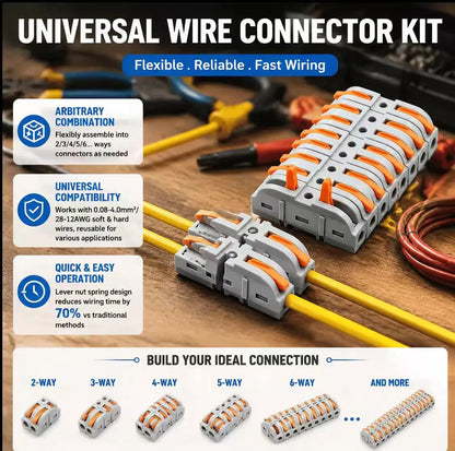 Push-In Lever Wire Connector Kit