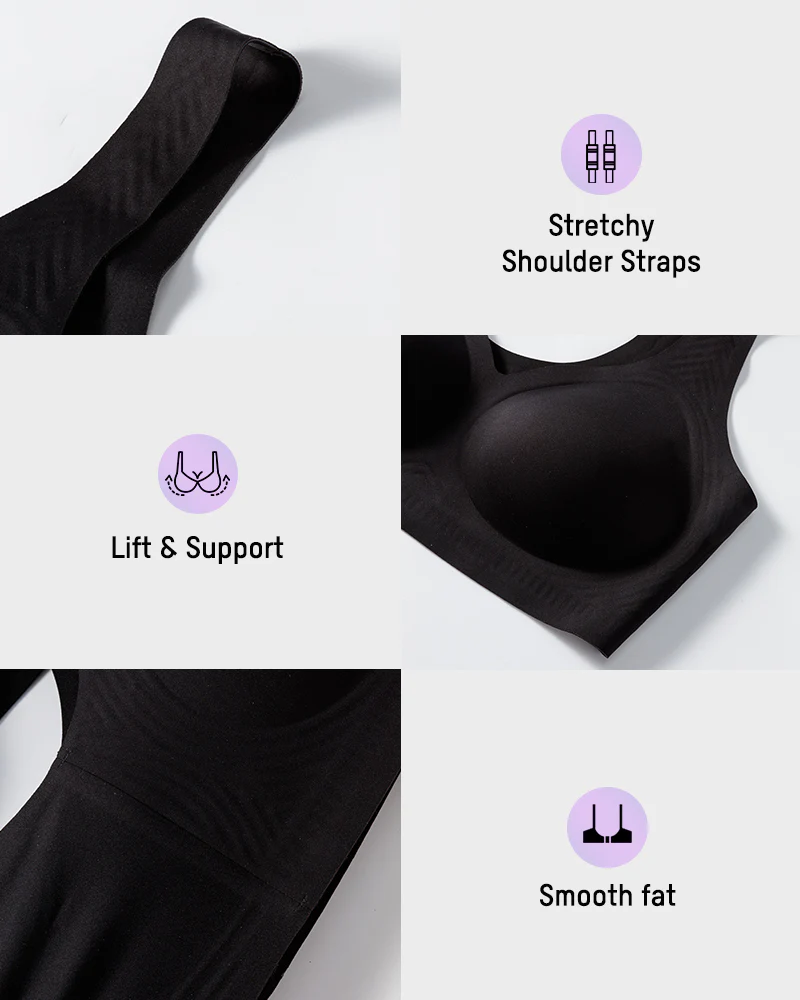 🏆Buy 1 get 1 free!🔥2026 Lifting Wire-Free Antibacterial Jelly Bra🔥