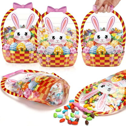 Halloween Goodie Bags Plastic Candy Gift Bags with Handle