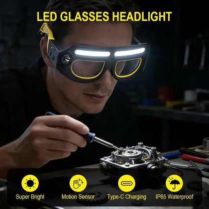 Rechargeable LED Glasses Headlamp