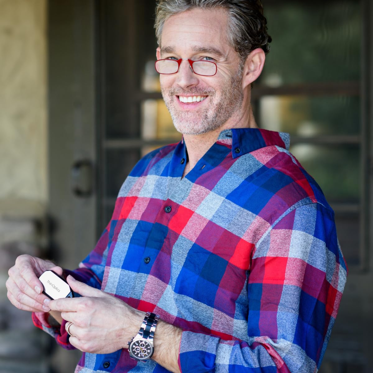 Slim Folding Keychain Reading Glasses - Clips Anywhere, Reads Anytime. 🔑
