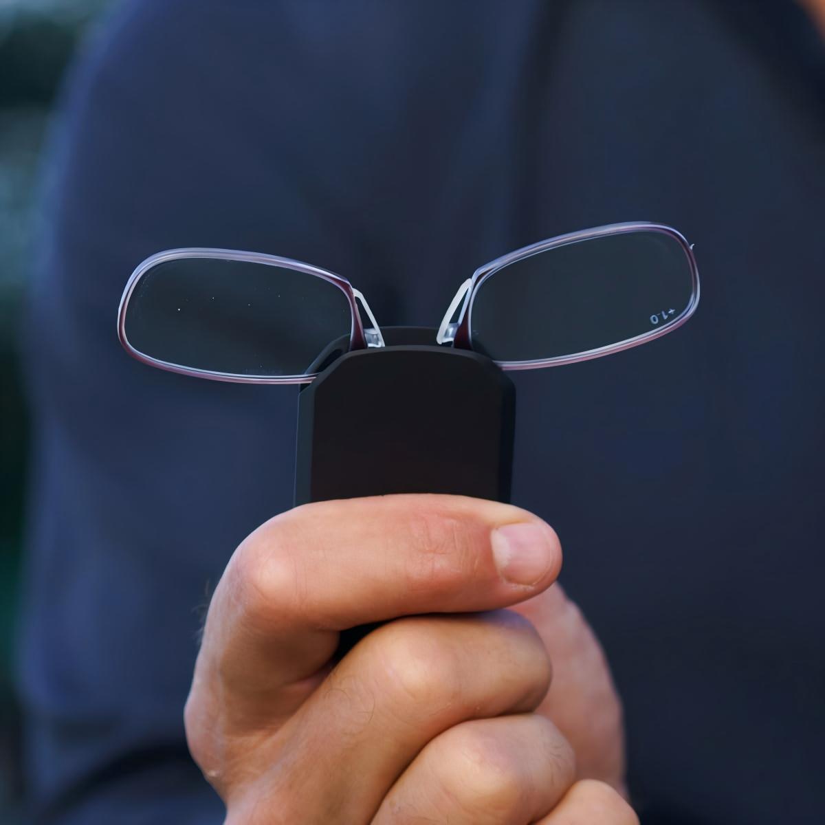 Slim Folding Keychain Reading Glasses - Clips Anywhere, Reads Anytime. 🔑