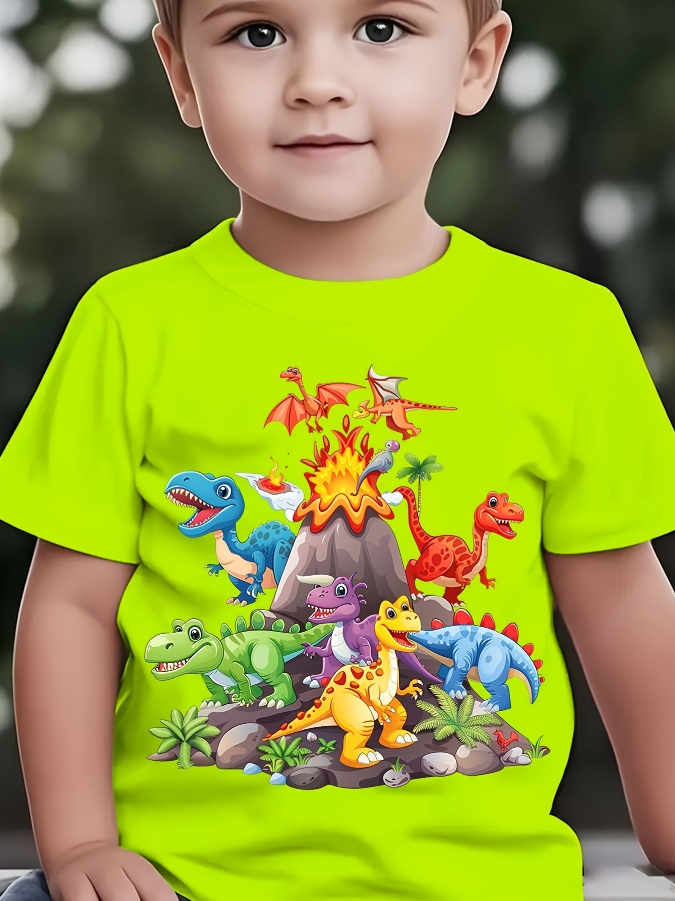 🌞Kids Dinosaur Graphic T-Shirt | Lightweight Summer Tee