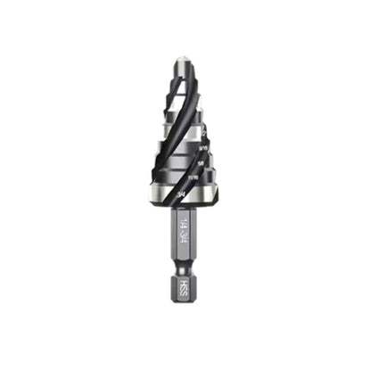 🔩⚙️ 5-Pcs Spiral Flute Step Drill Bit Set – HSS Unibit Kit 💪
