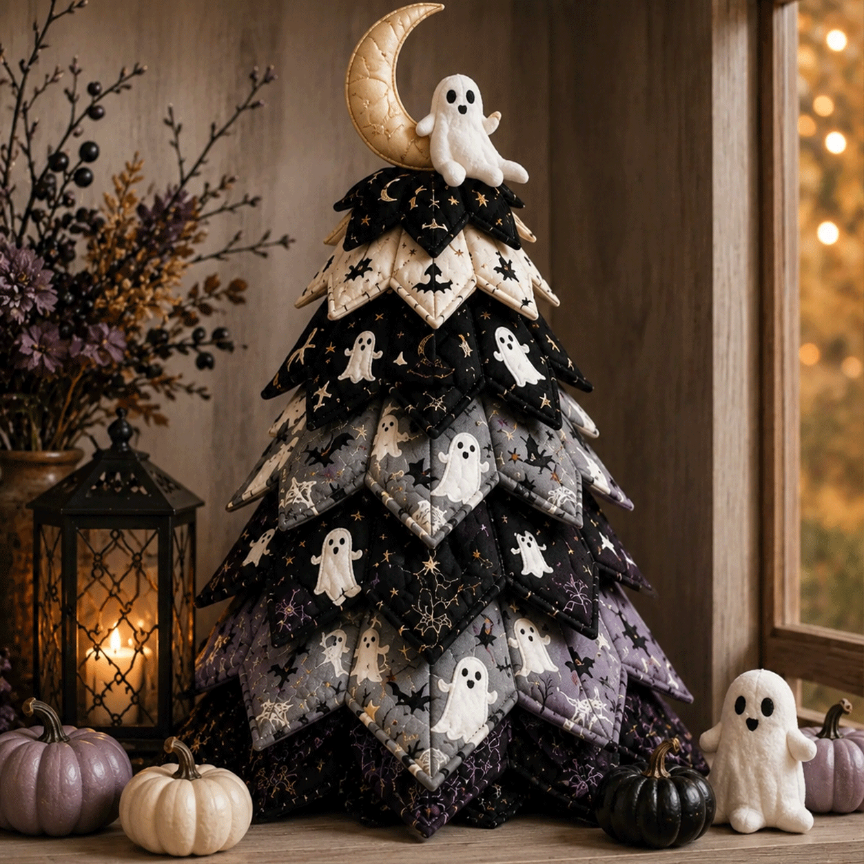 🎃Quilted Fabric Tree Kit DIY