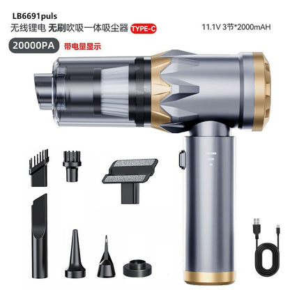 ✨ 4-in-1 Cordless Handheld Vacuum Handheld 120,000 RPM Hurricane Suction Power — Cleans up any stubborn trash in 3 seconds! 🌪️🚗