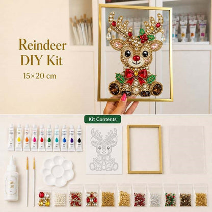 🔥Christmas 🎄✨DIY Jeweled Christmas Tree Framed Art Kit