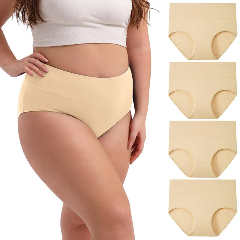 💖Ultimate Comfort, Every Single Day! ☁️✨High-Waisted Full Coverage Cotton Briefs
