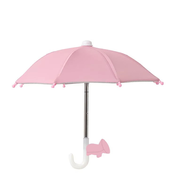 🏖️Phone Umbrella for Sun with Cute Piggy Suction Cup