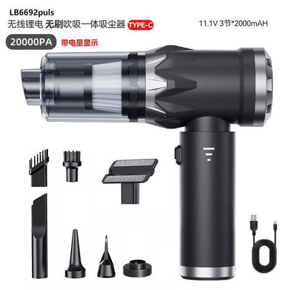 ✨ 4-in-1 Cordless Handheld Vacuum Handheld 120,000 RPM Hurricane Suction Power — Cleans up any stubborn trash in 3 seconds! 🌪️🚗