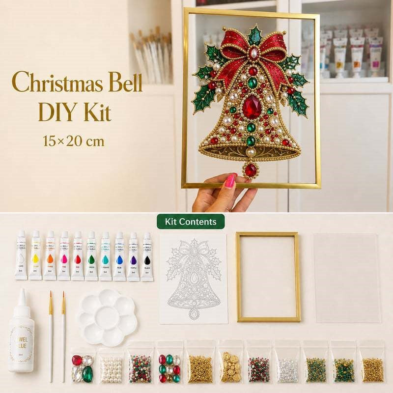 🔥Christmas 🎄✨DIY Jeweled Christmas Tree Framed Art Kit