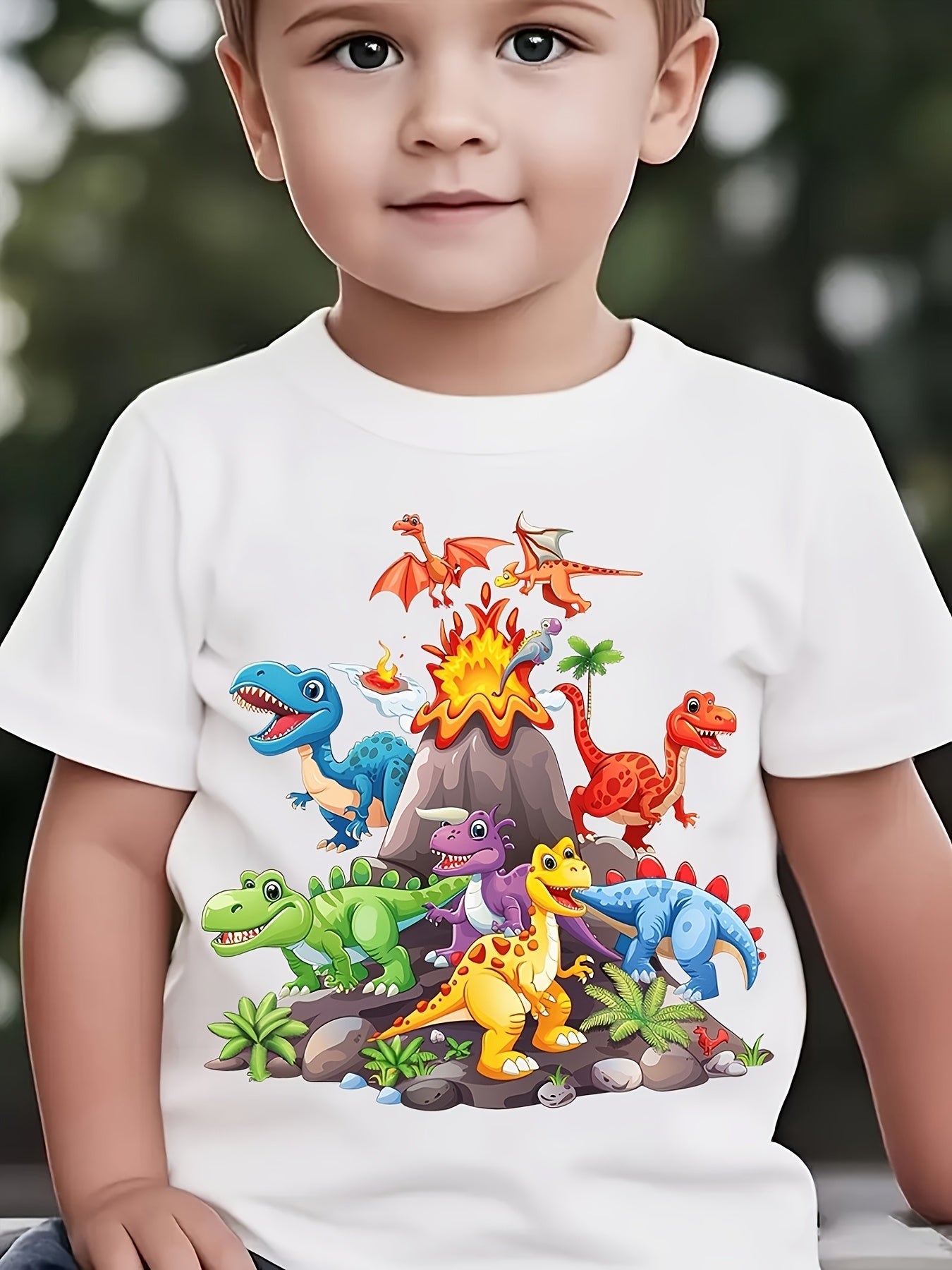 🌞Kids Dinosaur Graphic T-Shirt | Lightweight Summer Tee