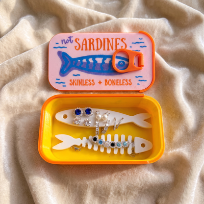 🐟 Not Sardines Jewelry Holder Container