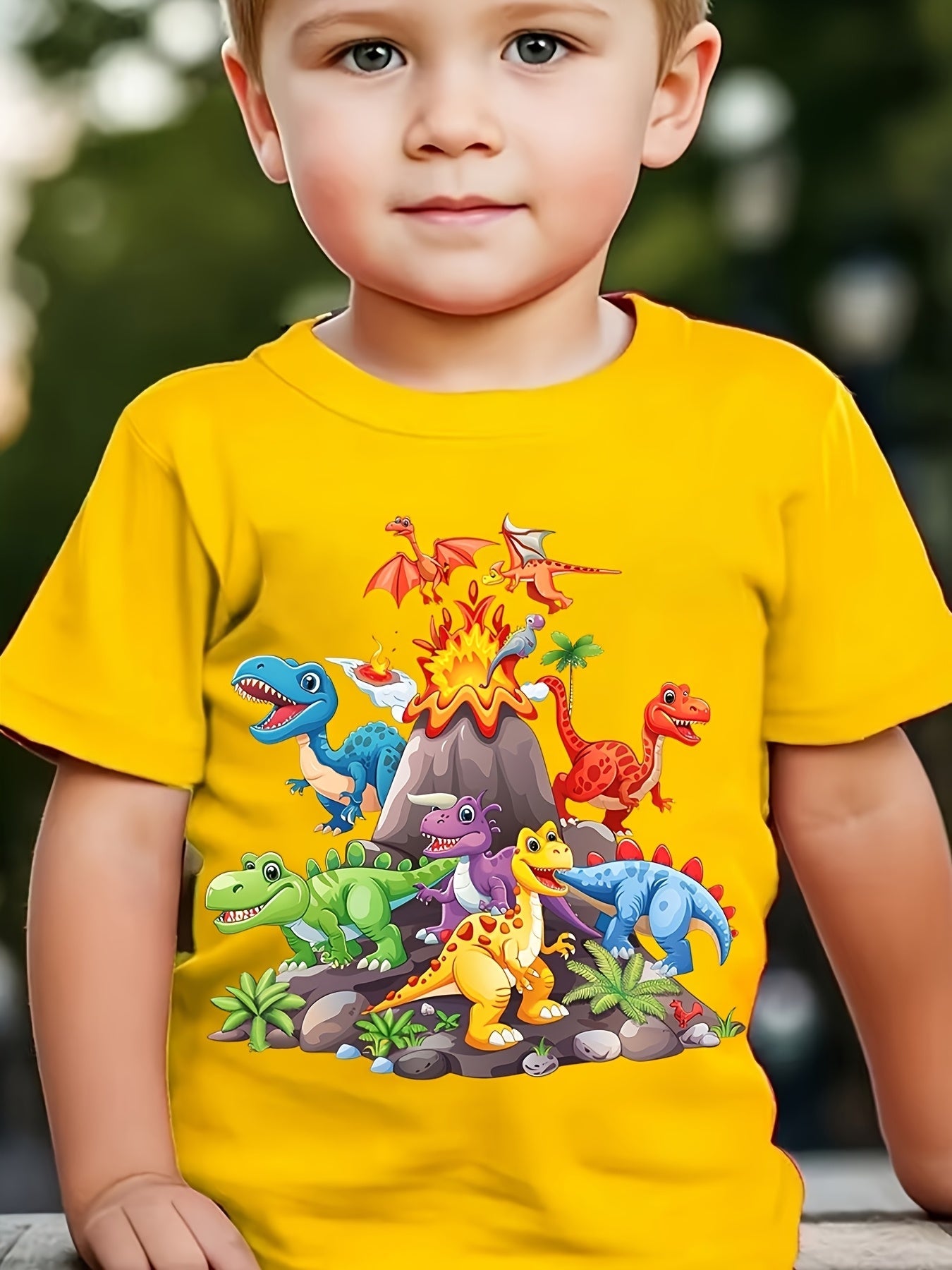 🌞Kids Dinosaur Graphic T-Shirt | Lightweight Summer Tee