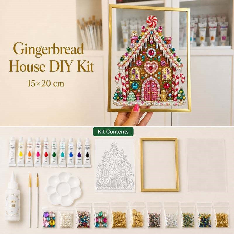 🔥Christmas 🎄✨DIY Jeweled Christmas Tree Framed Art Kit