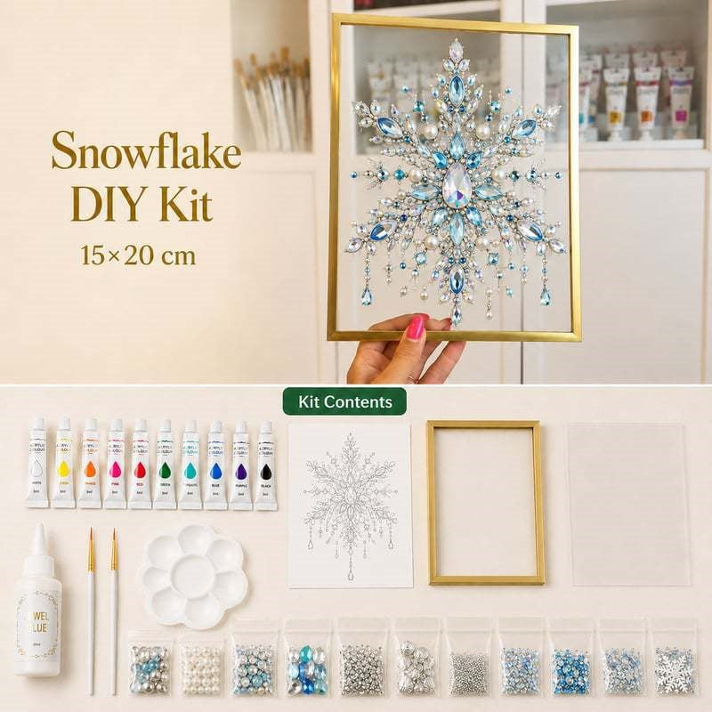 🔥Christmas 🎄✨DIY Jeweled Christmas Tree Framed Art Kit