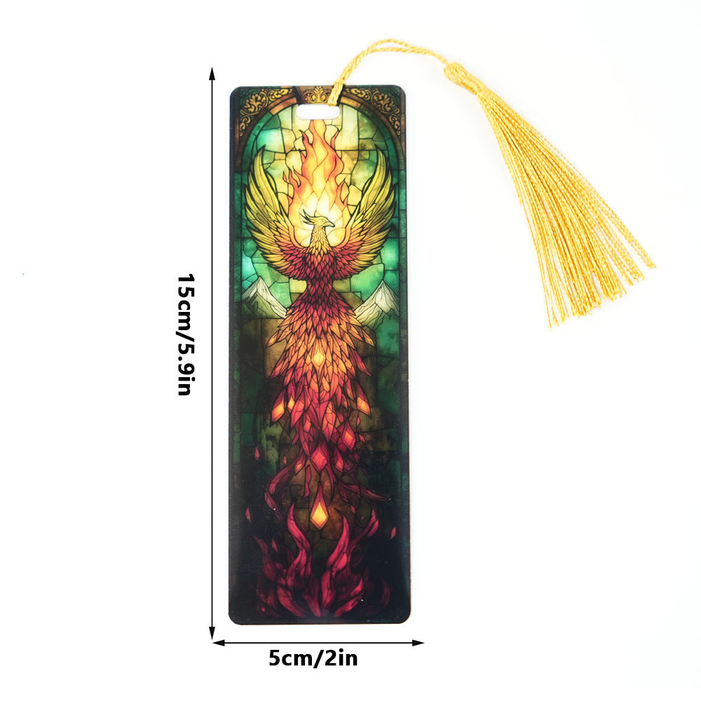 Handcrafted Stained-Glass Acrylic Bookmarks 🔖✨