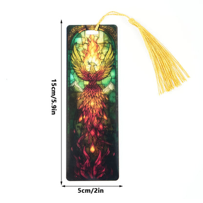 Handcrafted Stained-Glass Acrylic Bookmarks 🔖✨