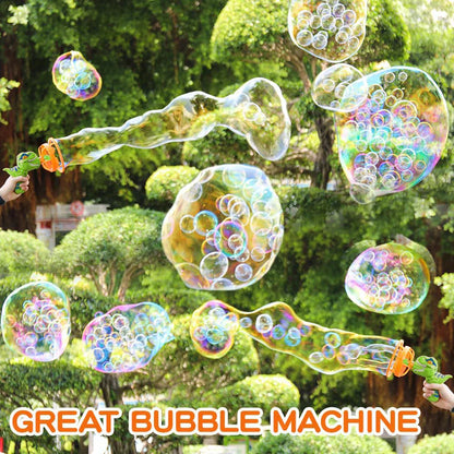 ✨Dino Bubble Machine with 250ml Bubble Liquid