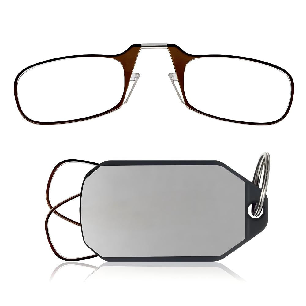 Slim Folding Keychain Reading Glasses - Clips Anywhere, Reads Anytime. 🔑