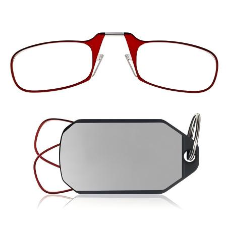 Slim Folding Keychain Reading Glasses - Clips Anywhere, Reads Anytime. 🔑
