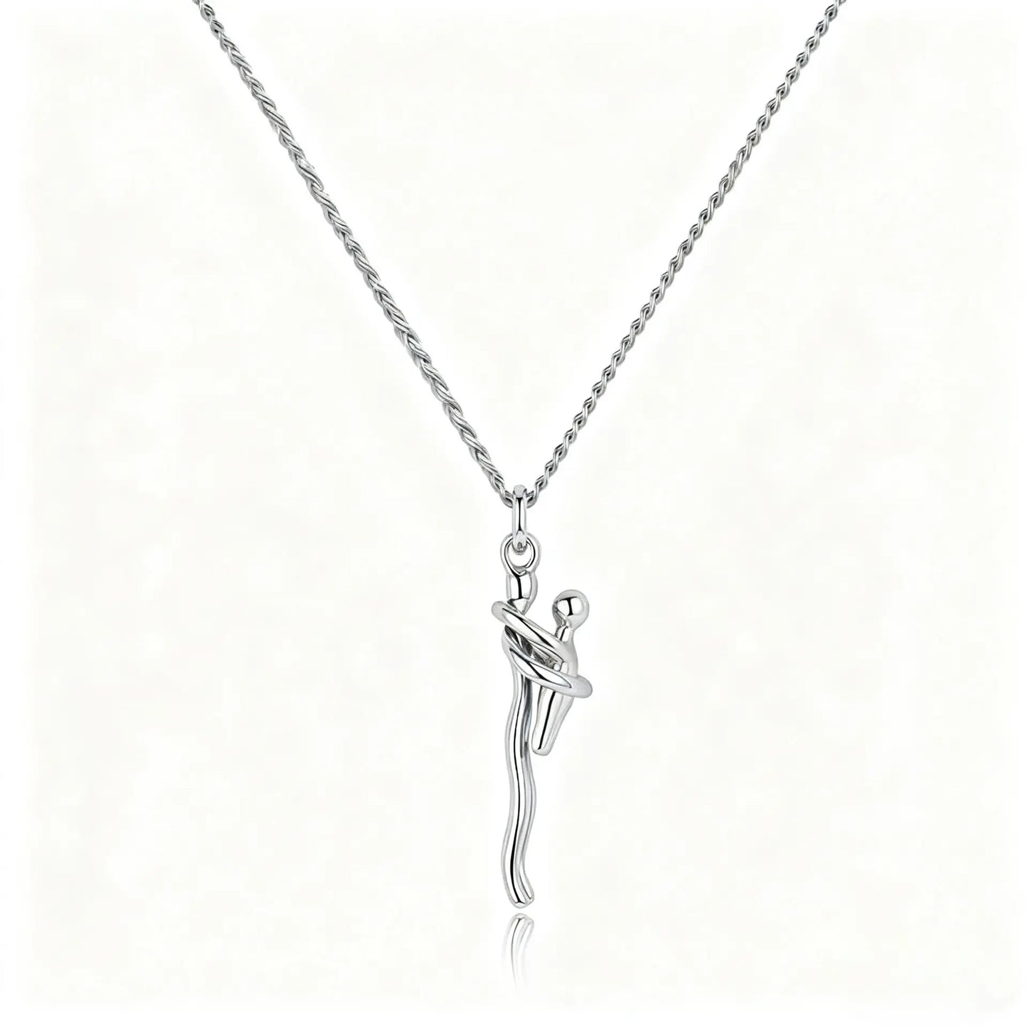 💞 Mother & Child Hug Necklace – A Bond That Lasts Forever